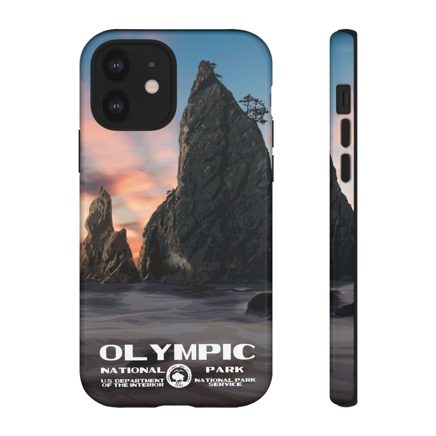 Olympic National Park Phone Case - WPA Style
