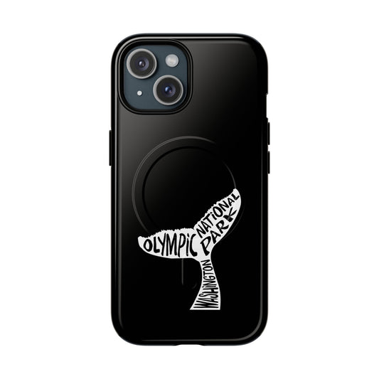 Olympic National Park iPhone Case with MagSafe - Humpback Whale Tail Design