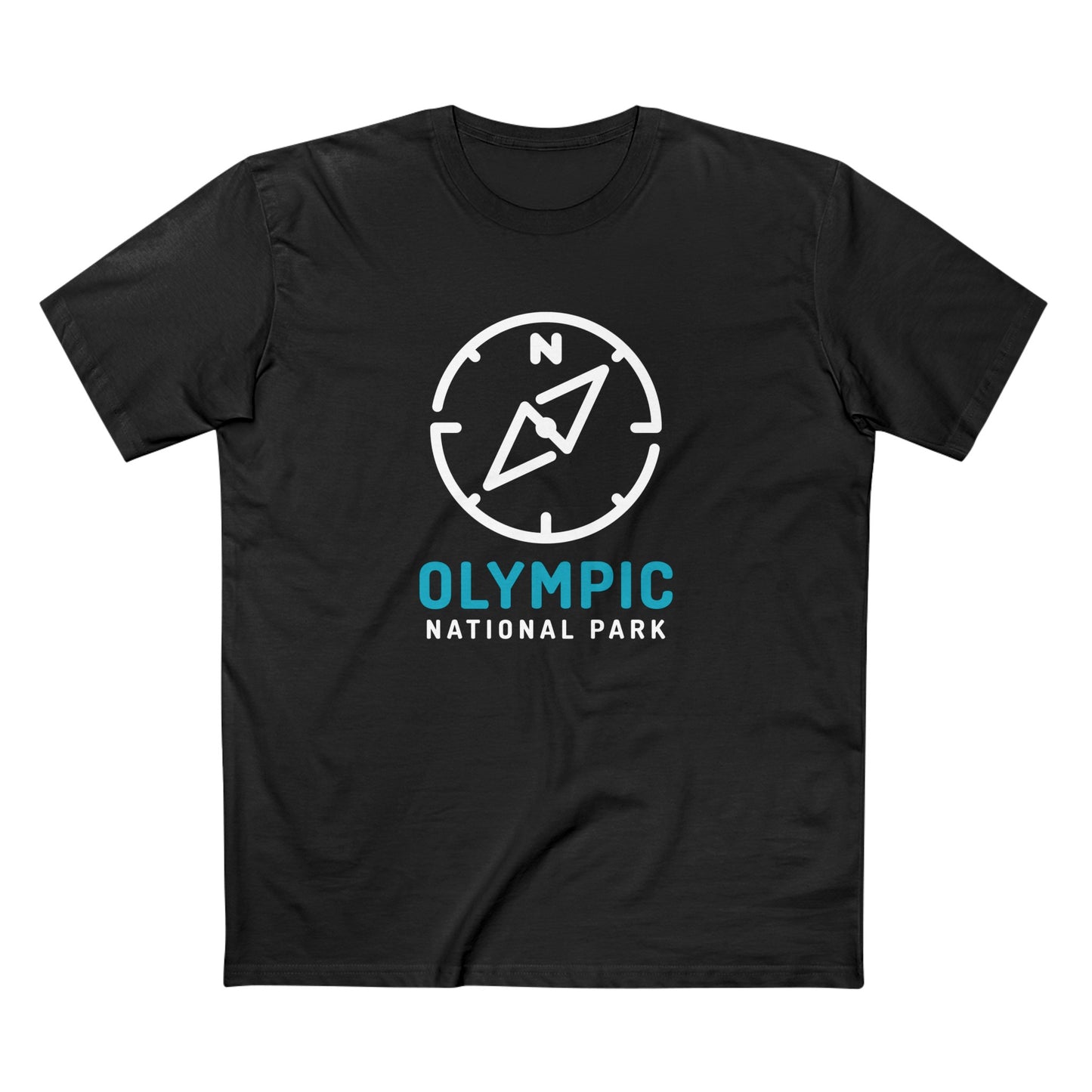 Olympic National Park T-Shirt Compass Design