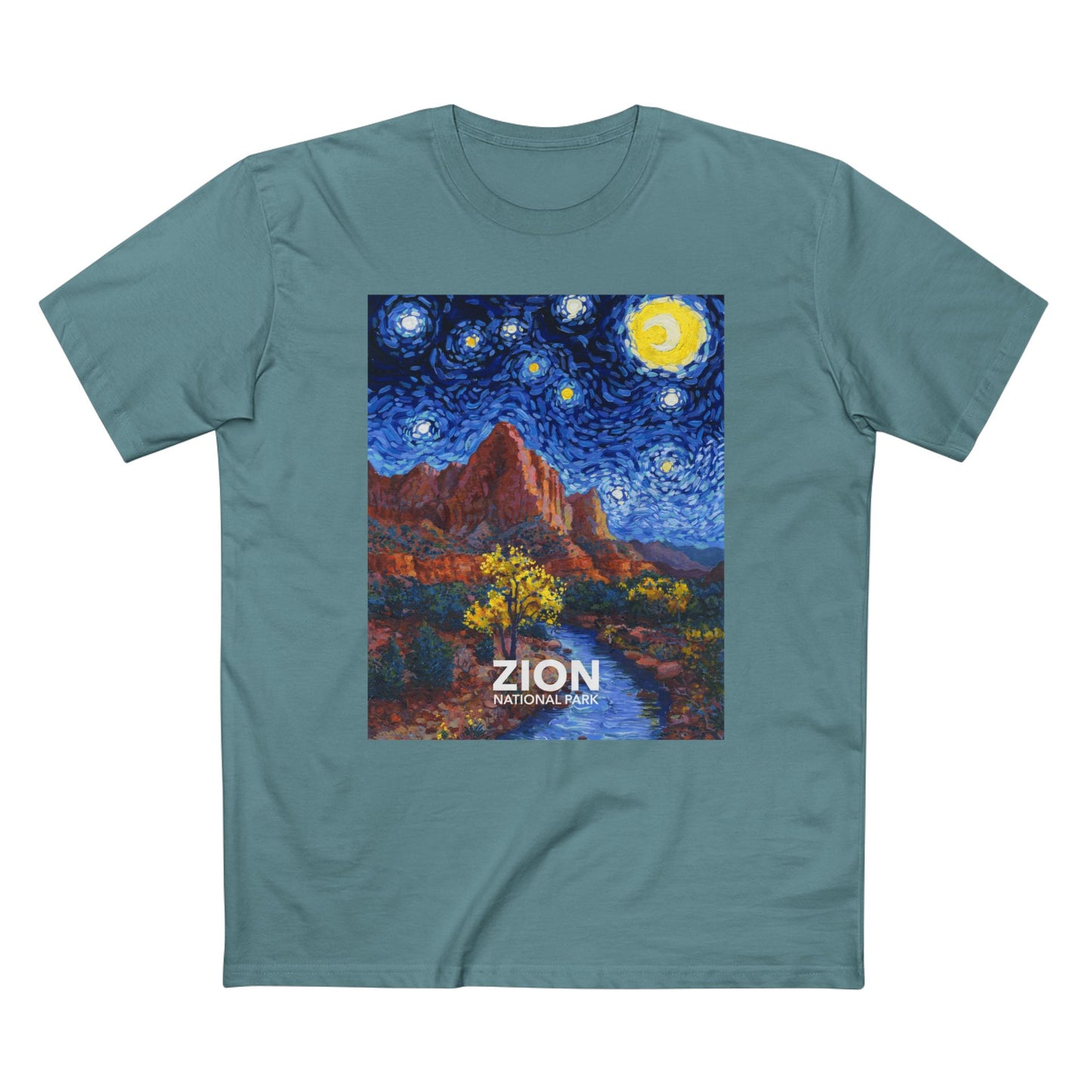 Zion National Park T-Shirt - The Starry Night