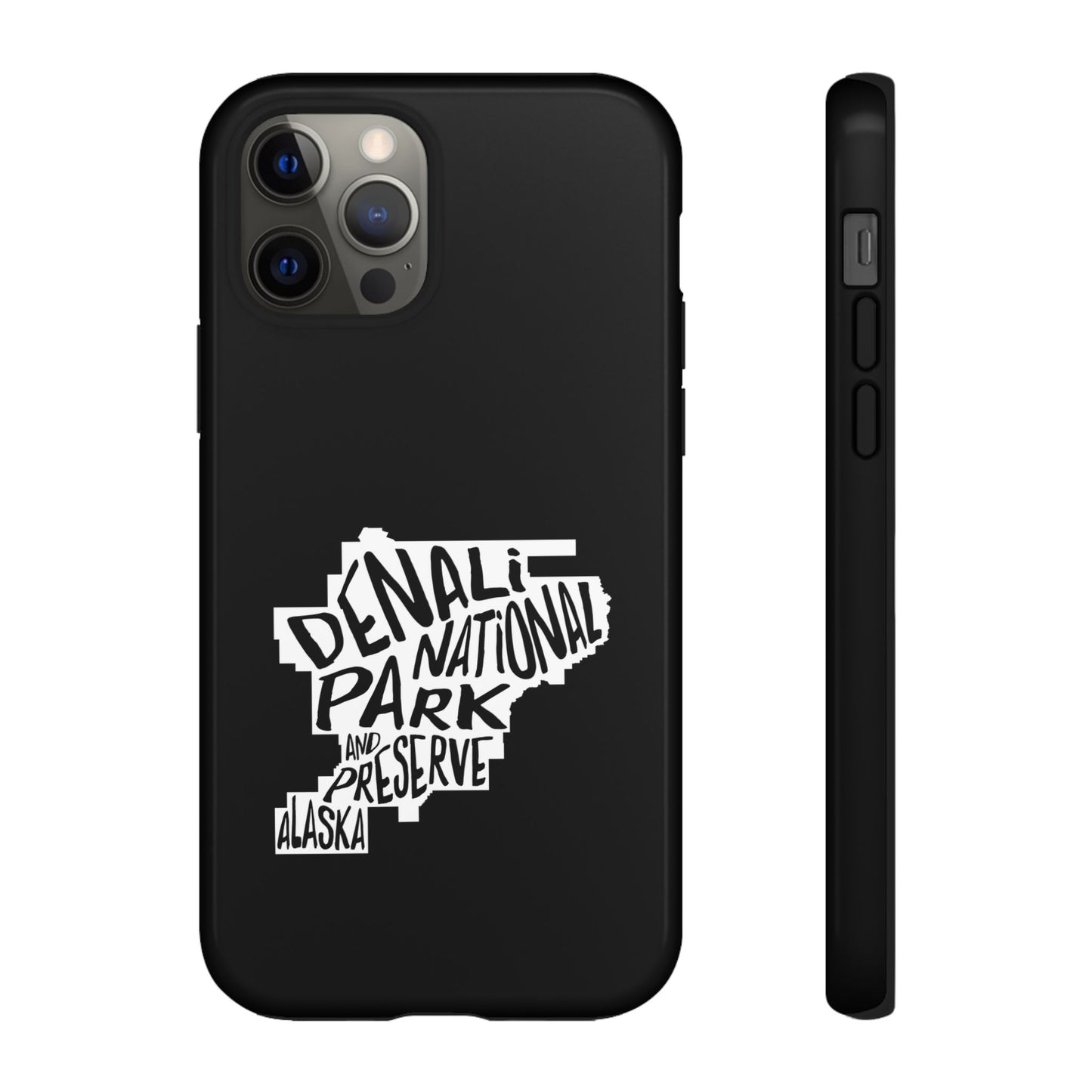 Denali National Park Phone Case - Map Design
