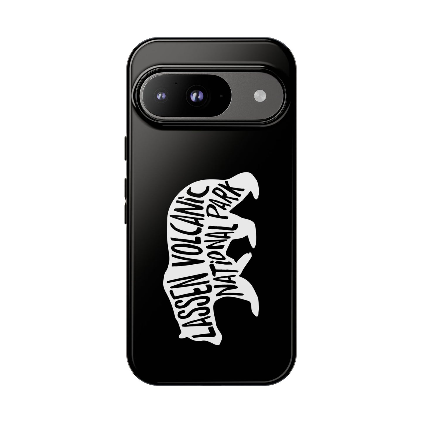 Lassen Volcanic National Park Phone Case - Black Bear Design