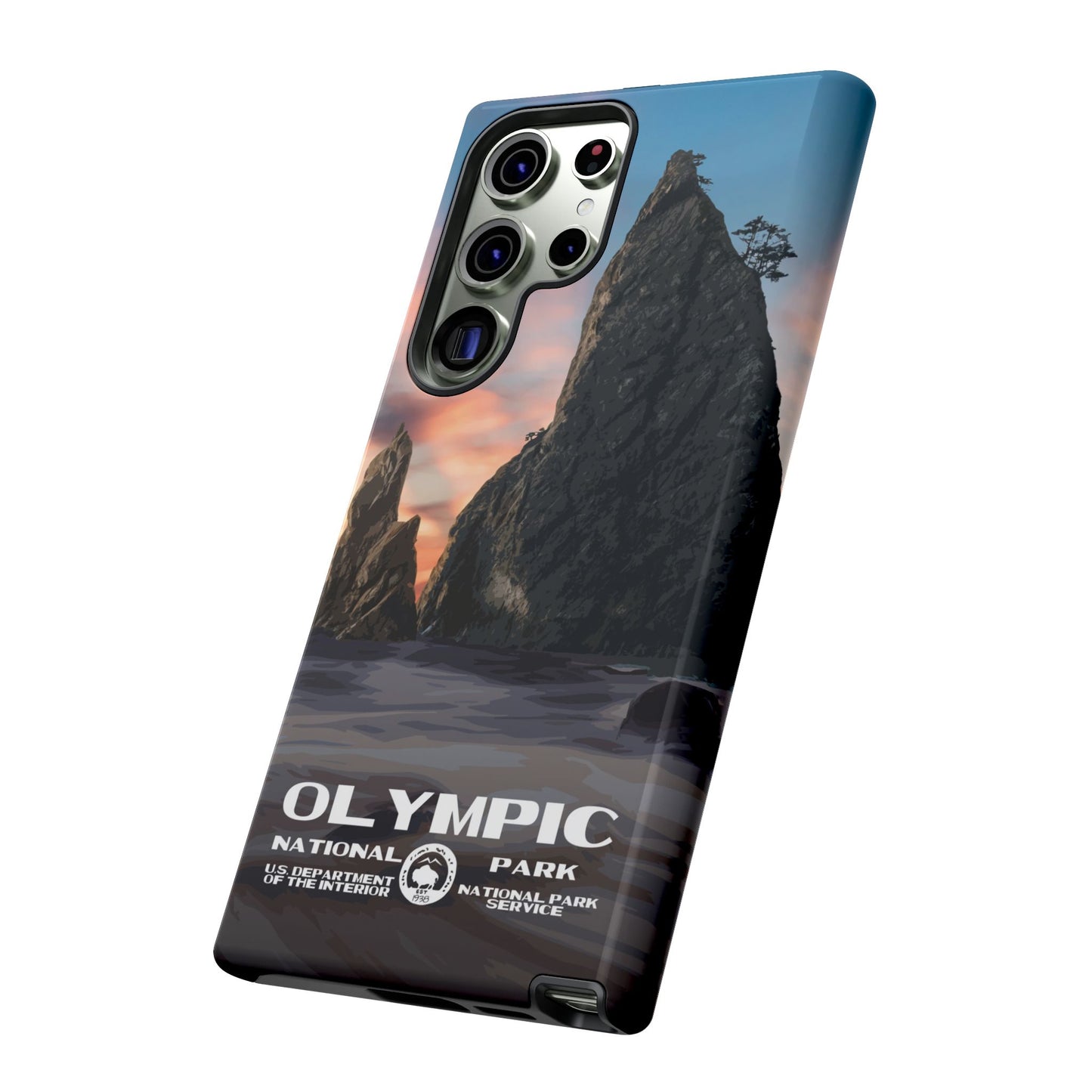 Olympic National Park Phone Case - WPA Style