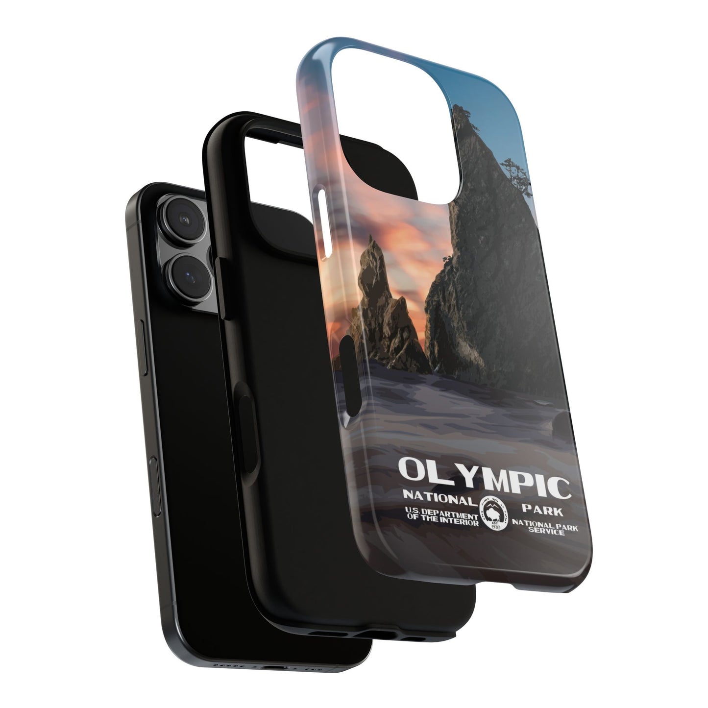Olympic National Park Phone Case - WPA Style