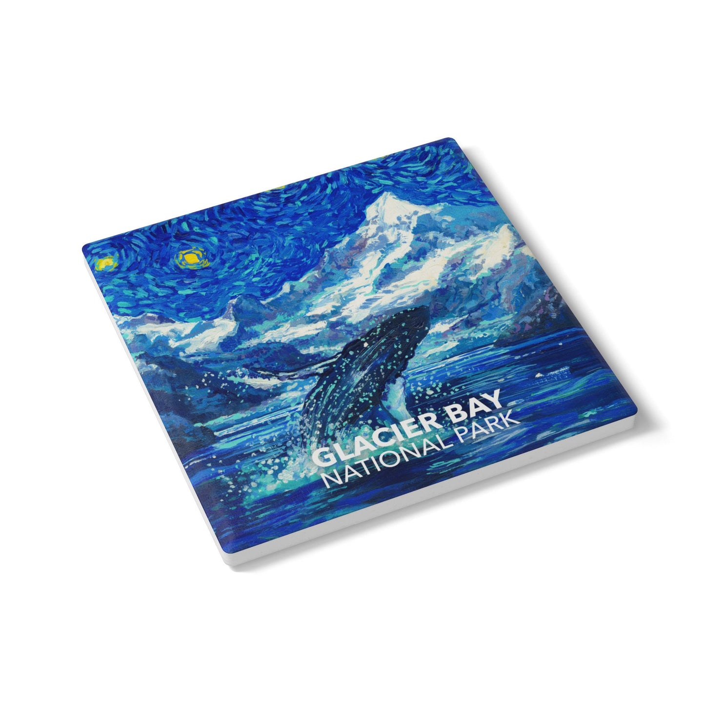 Glacier Bay National Park Coaster - The Starry Night