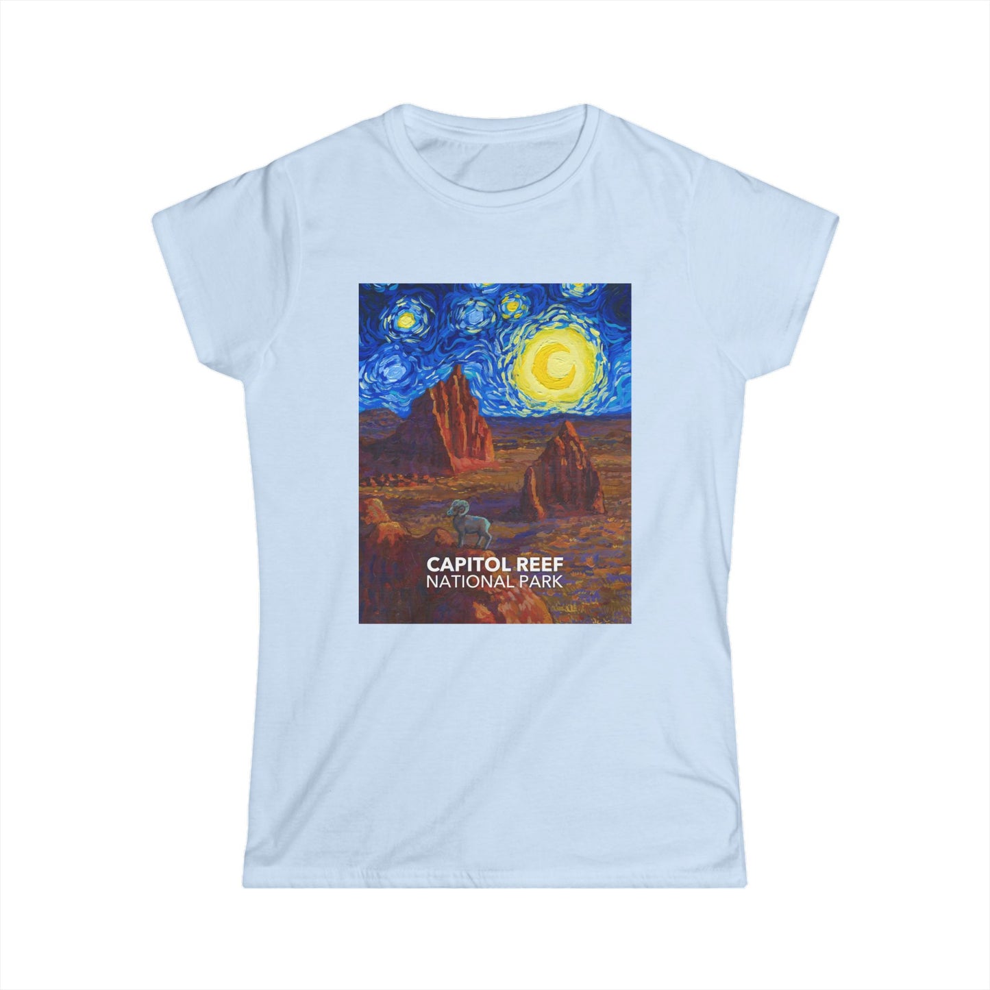 Capitol Reef National Park T-Shirt - Women's Starry Night