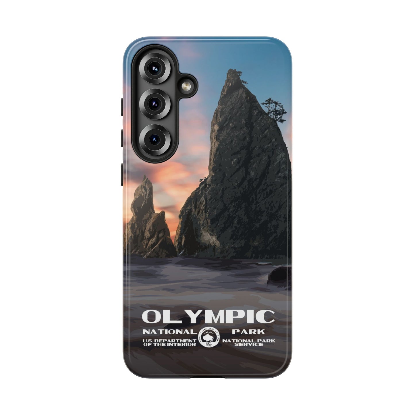 Olympic National Park Phone Case - WPA Style
