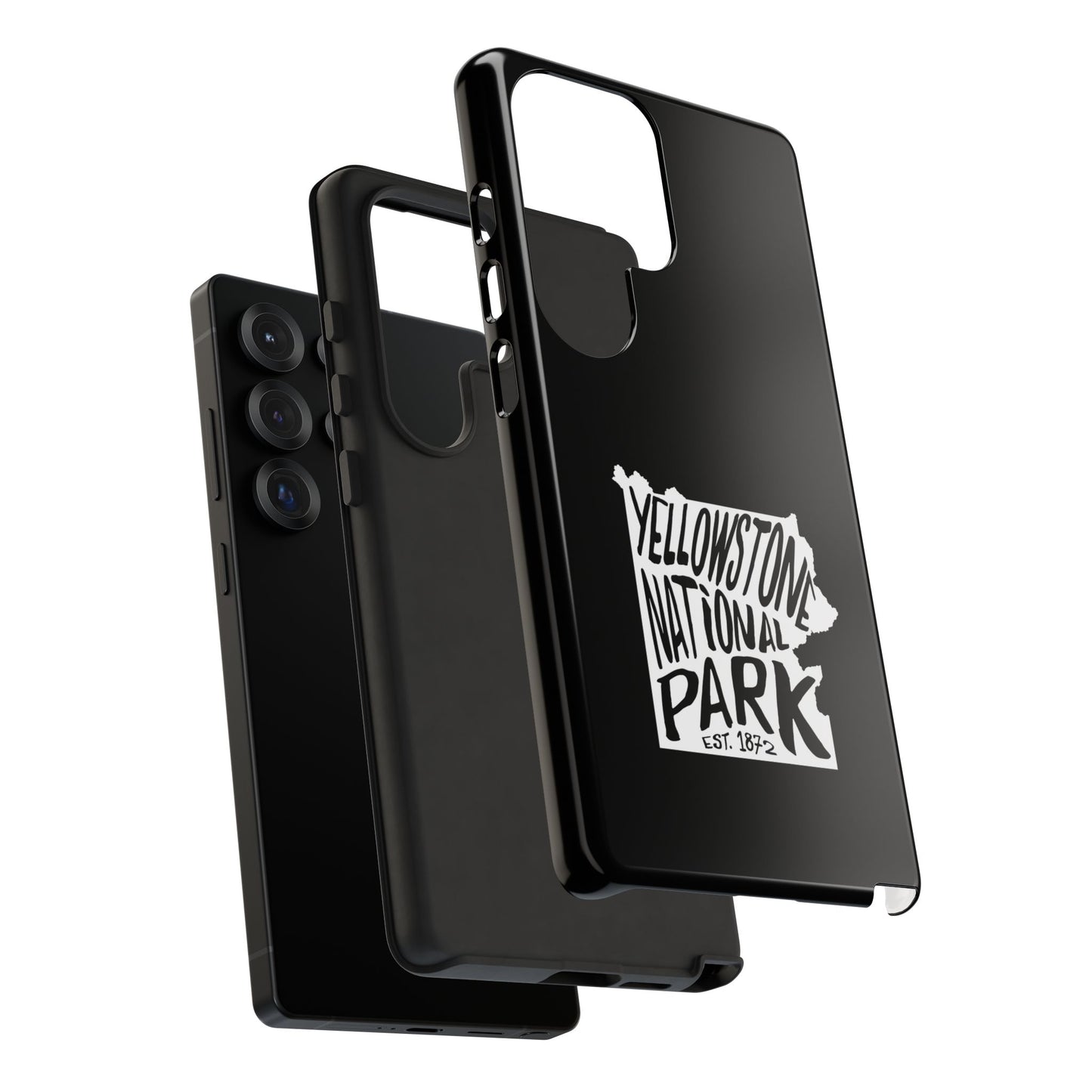 Yellowstone National Park Phone Case - Map Design