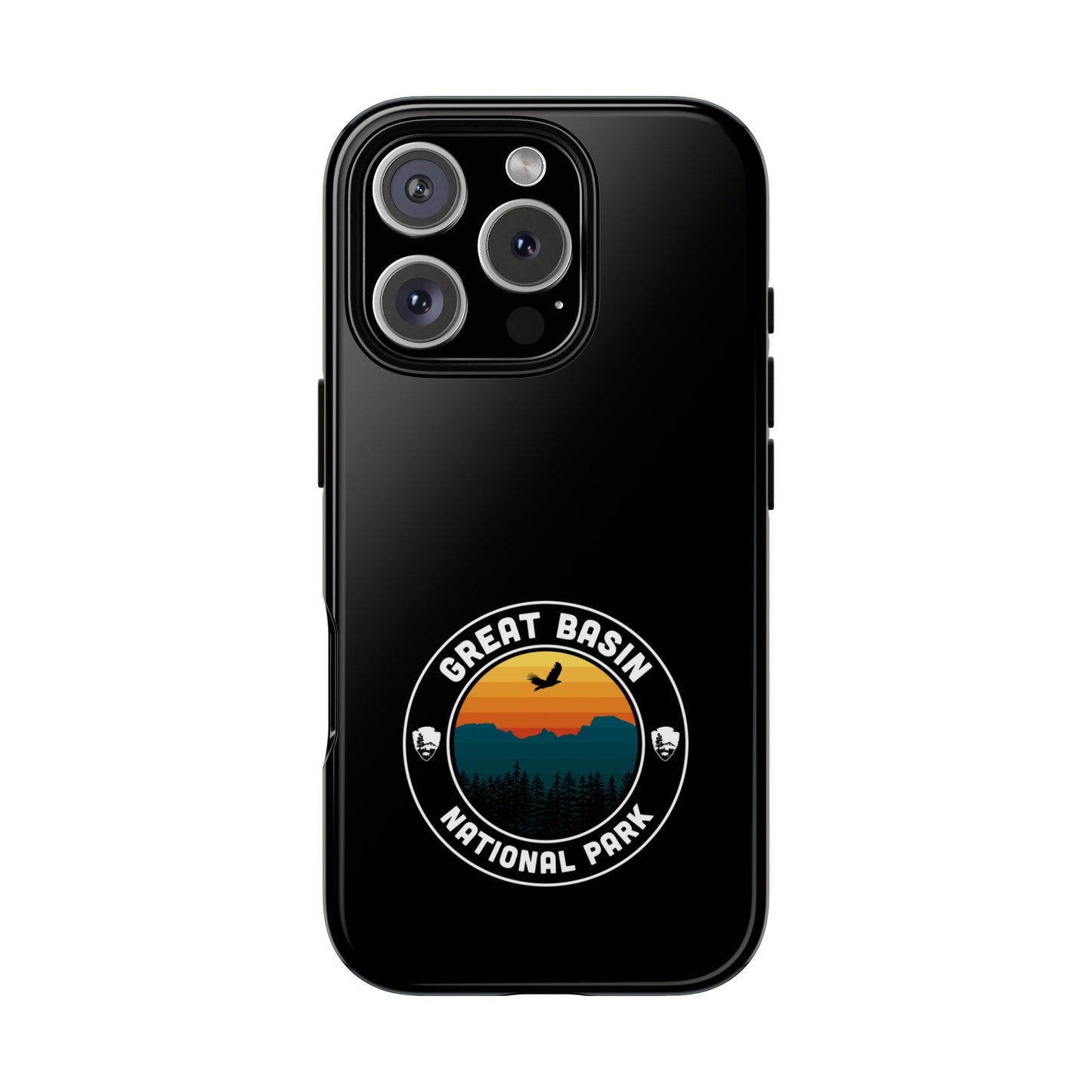 Great Basin National Park iPhone Case - Round Emblem Design