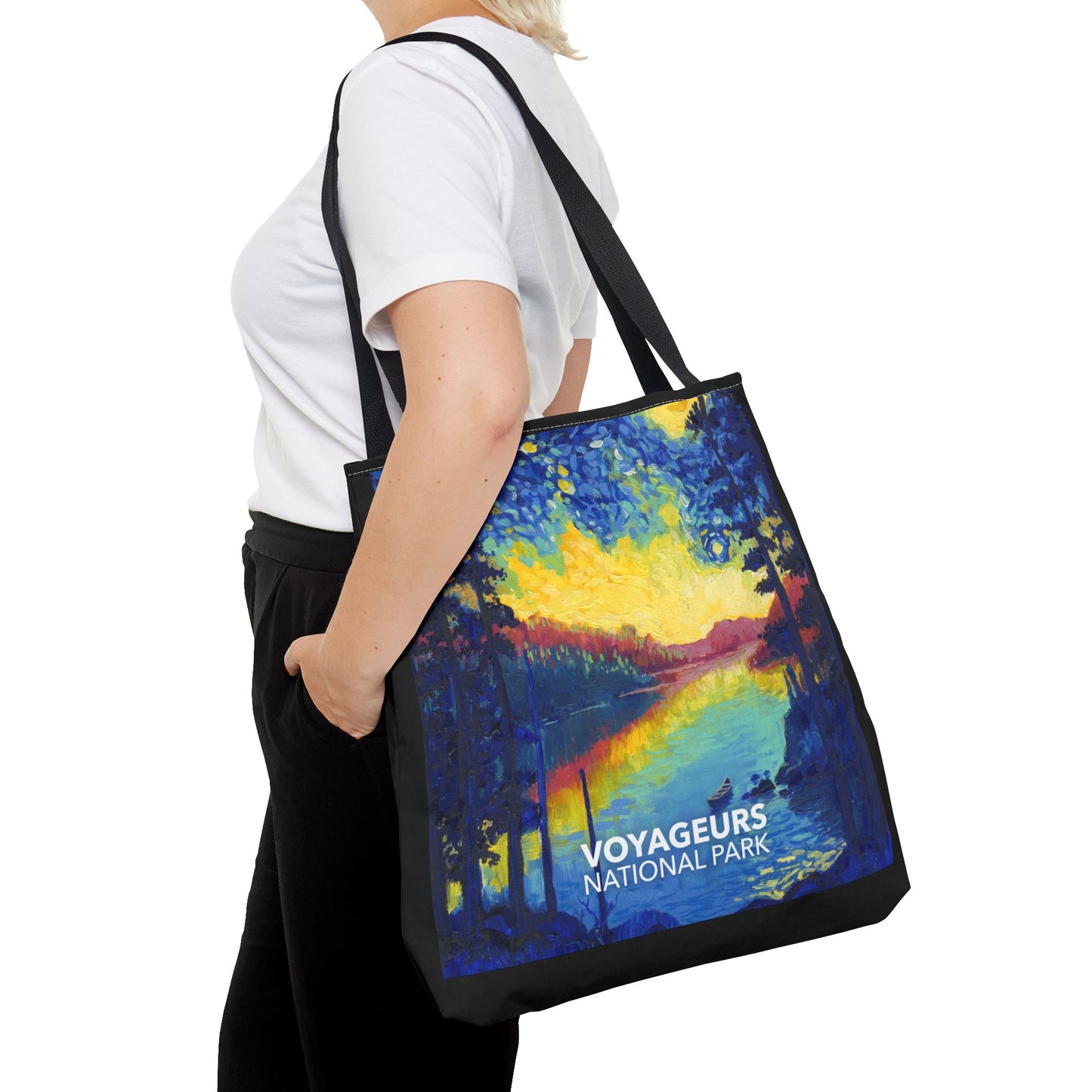 Voyageurs National Park Tote Bag - The Starry Night Large