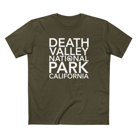 Death Valley National Park T-Shirt Block Text