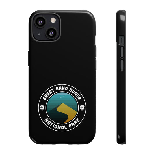 Great Sand Dunes National Park Phone Case - Round Emblem Design