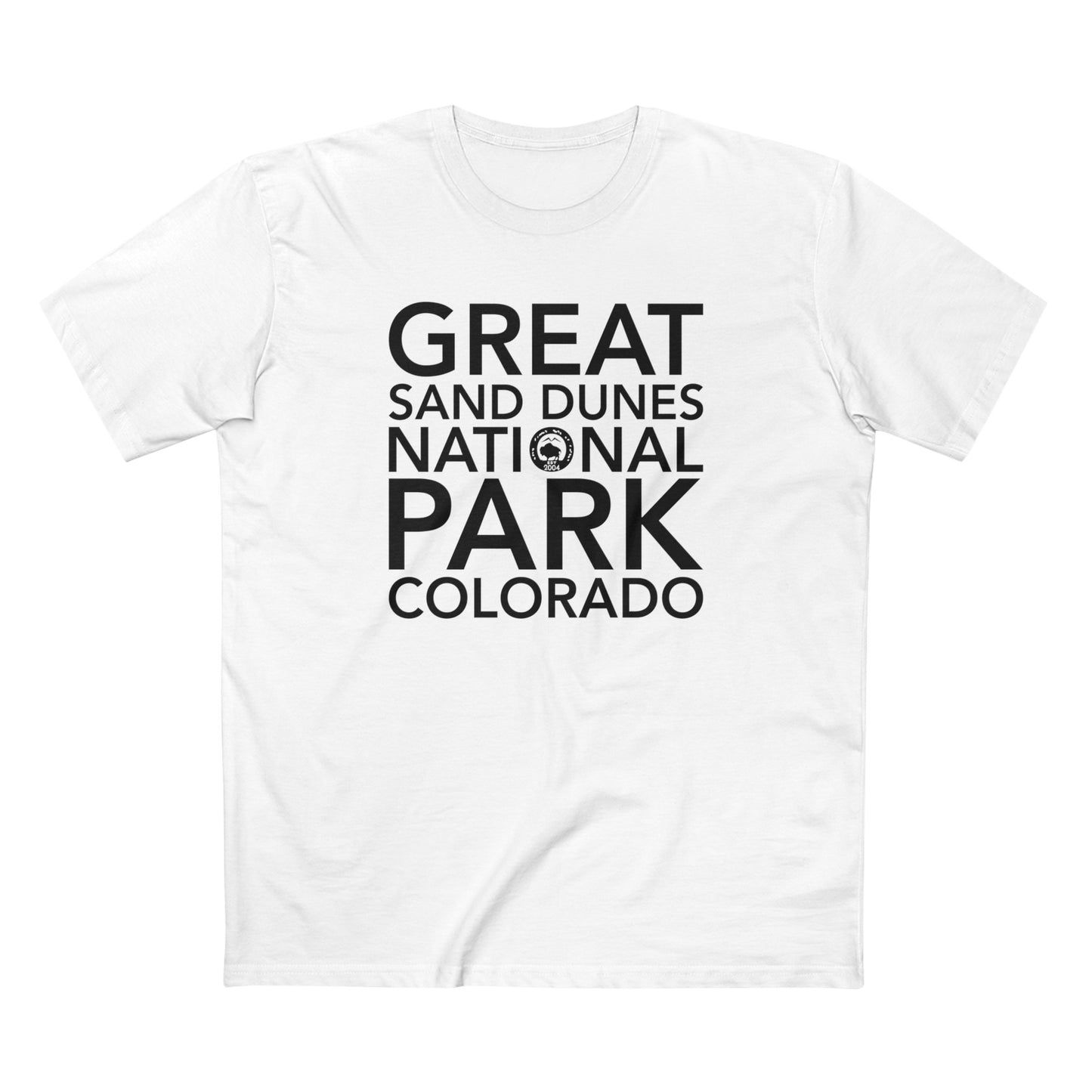 Great Sand Dunes National Park T-Shirt Block Text