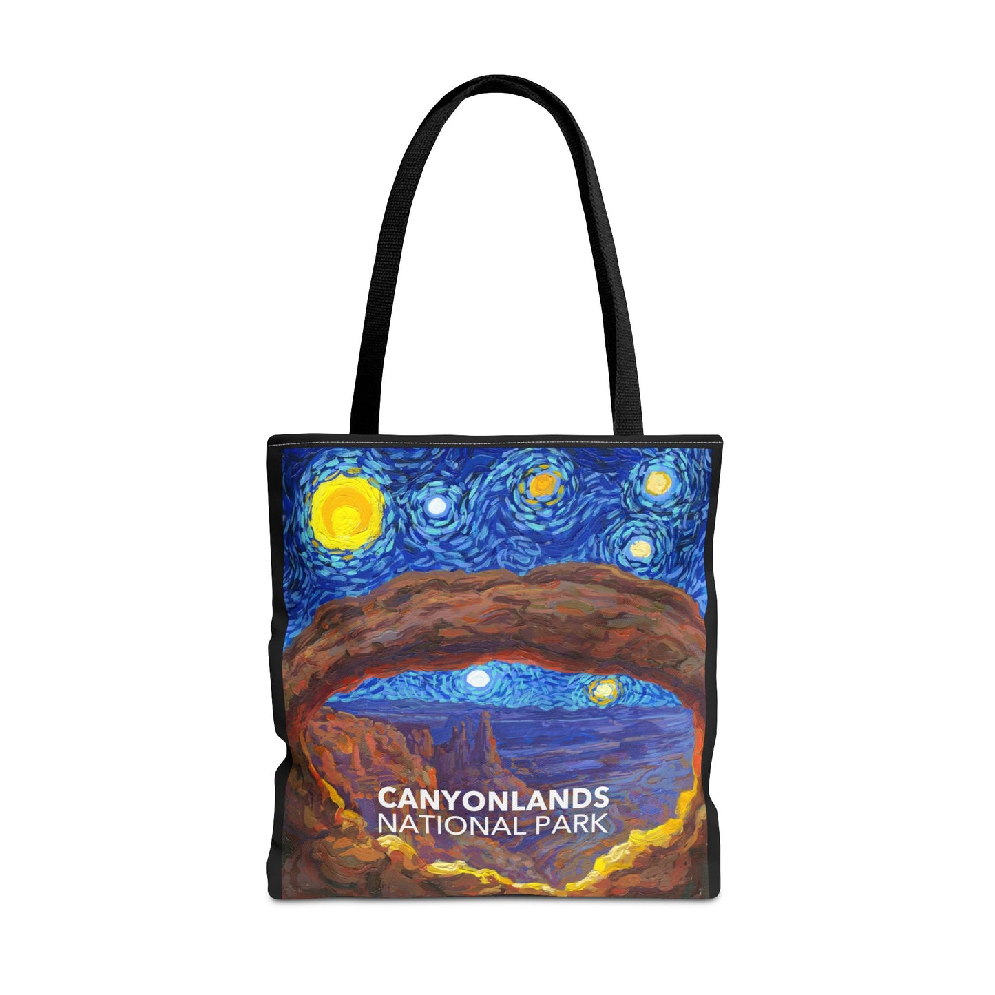 Canyonlands National Park Tote Bag - The Starry Night Large