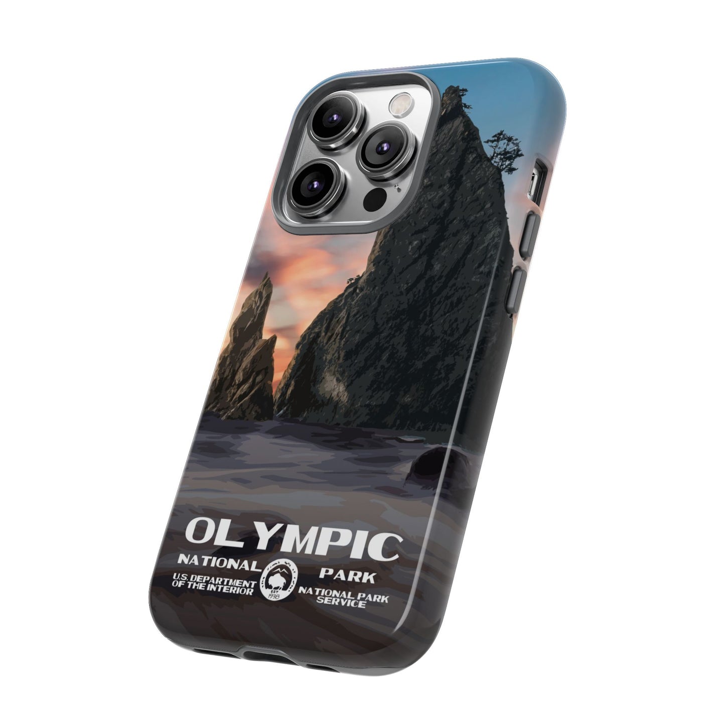 Olympic National Park Phone Case - WPA Style