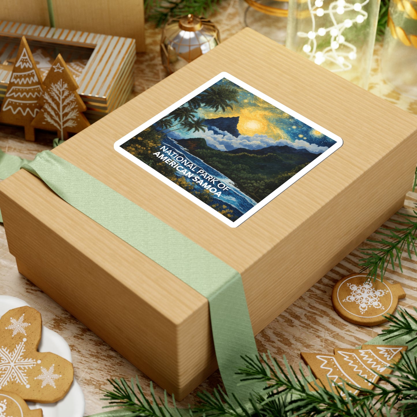 National Park of American Samoa Sticker - The Starry Night