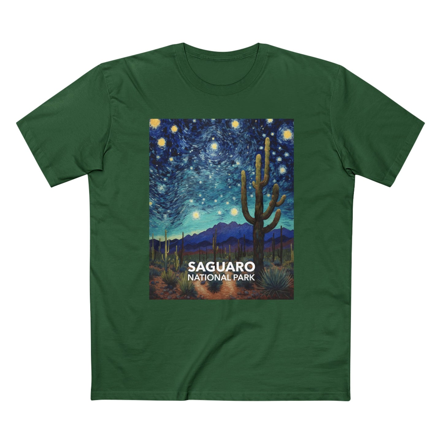 Saguaro National Park T-Shirt - The Starry Night
