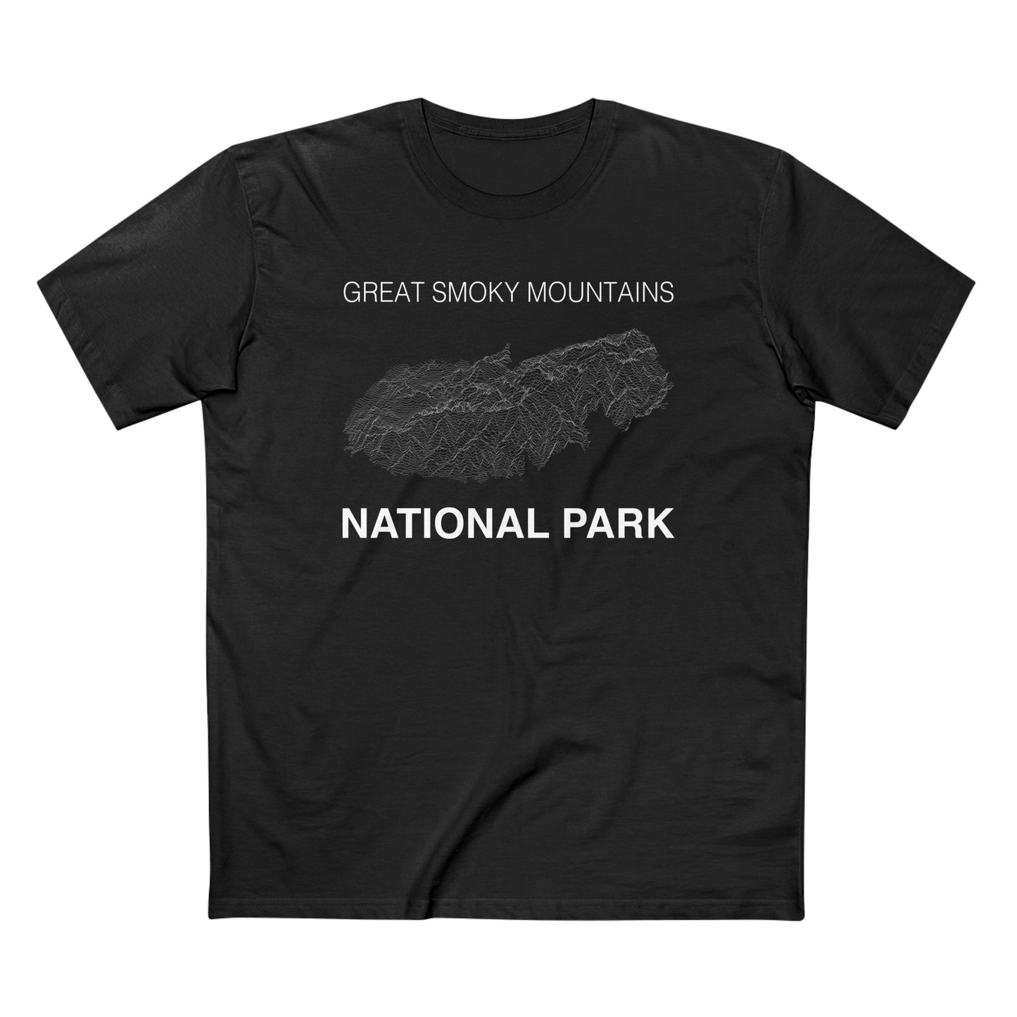 Great Smoky Mountains National Park T-Shirt - Topographical Lines