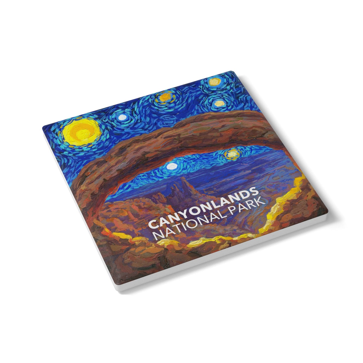 Canyonlands National Park Coaster - The Starry Night