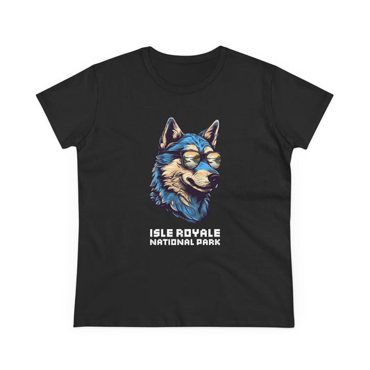 Isle Royale National Park Women's T-Shirt - Cool Wolf