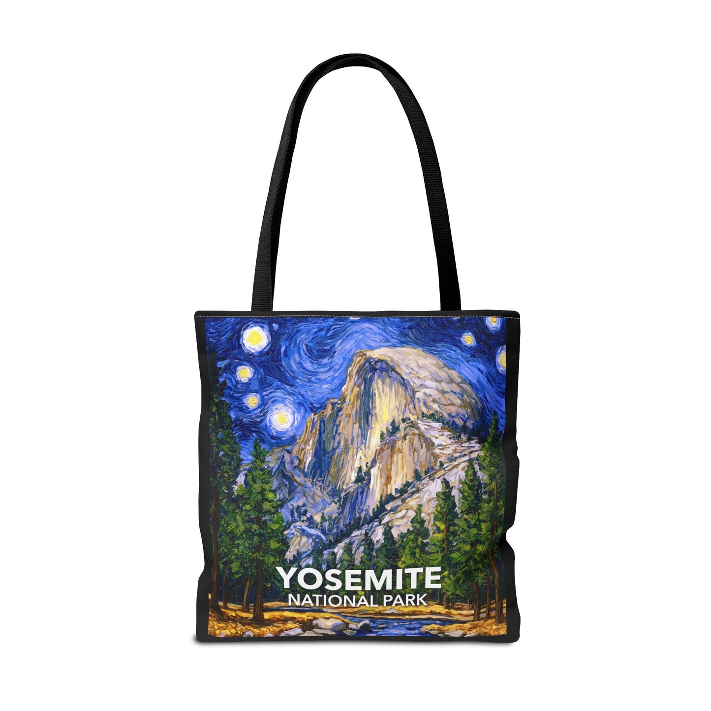 Yosemite National Park Tote Bag - The Starry Night Large