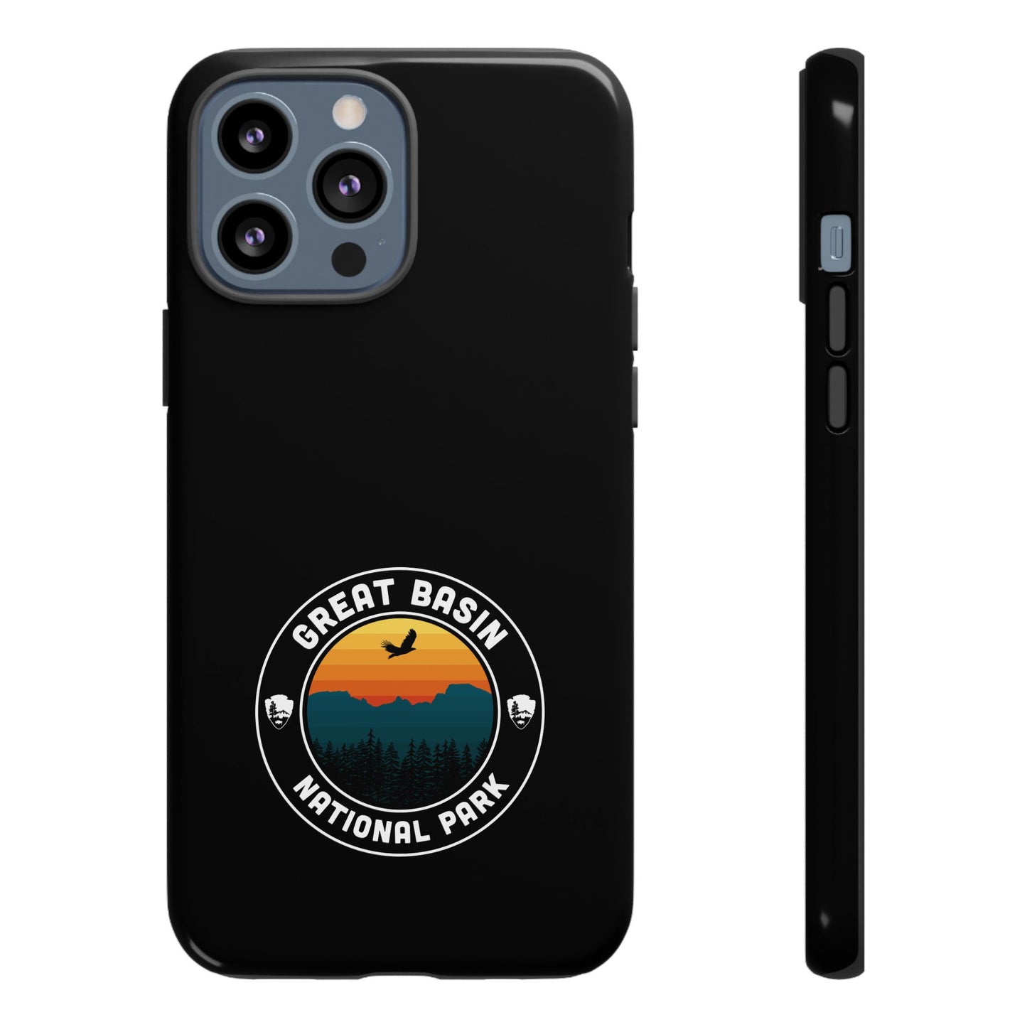 Great Basin National Park iPhone Case - Round Emblem Design
