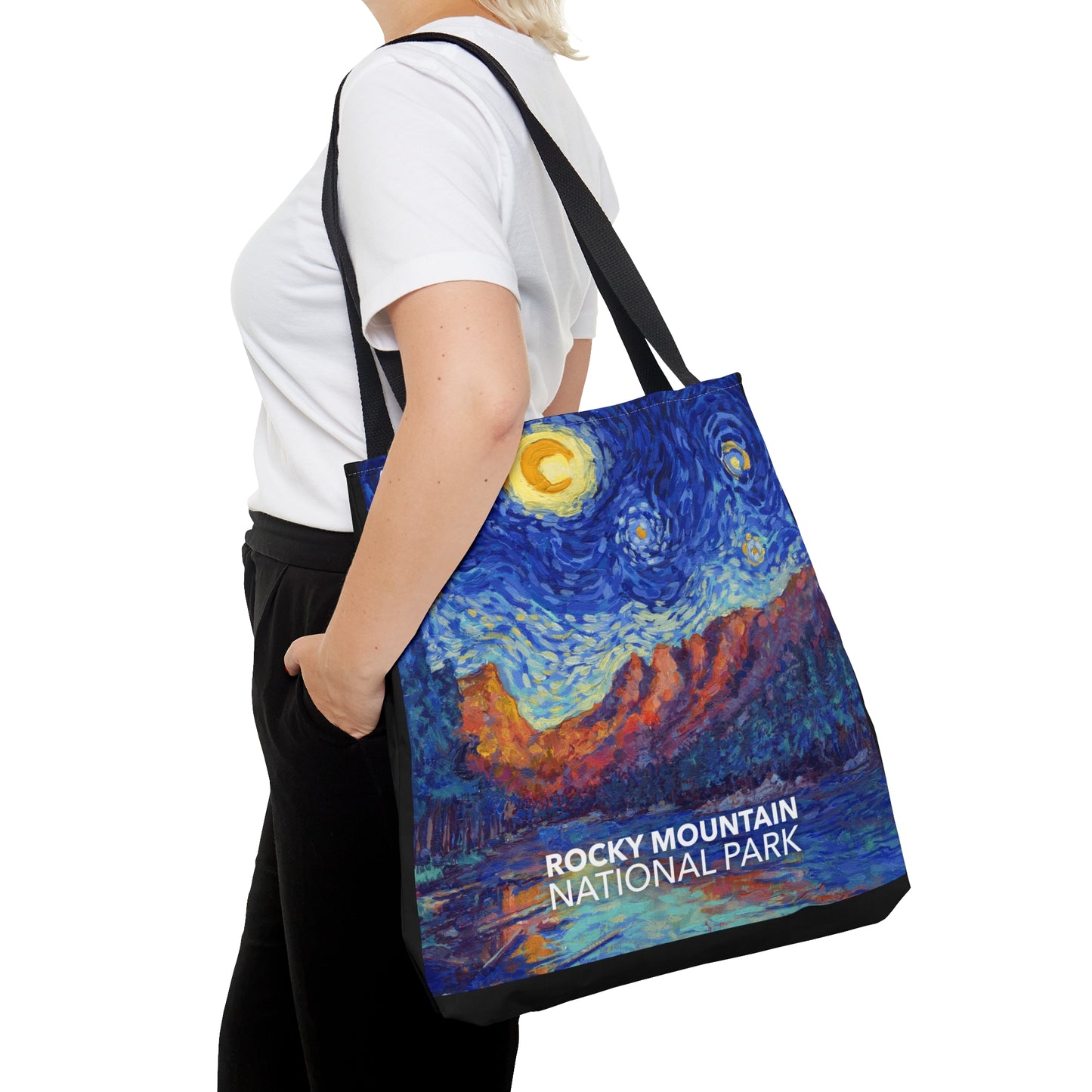 Rocky Mountain National Park Tote Bag - The Starry Night