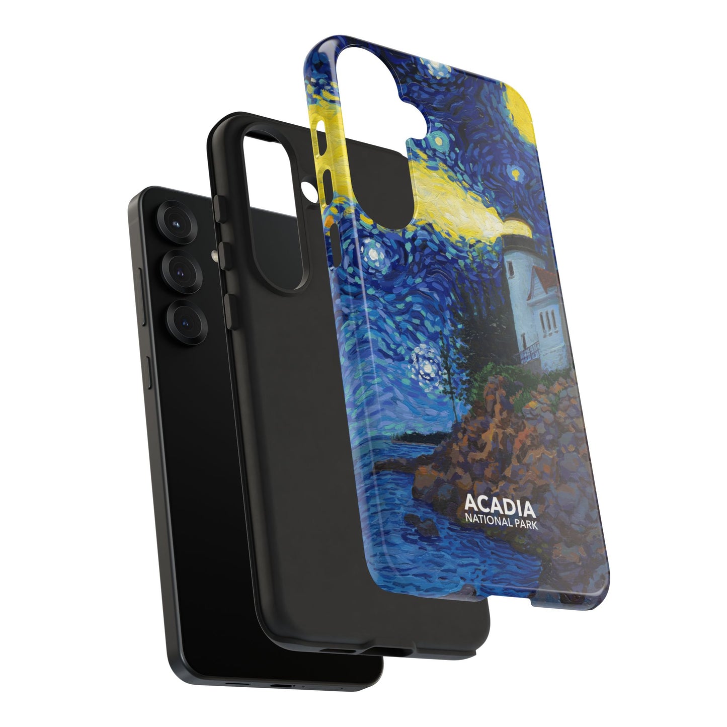 Acadia National Park Phone Case - Starry Night Lighthouse