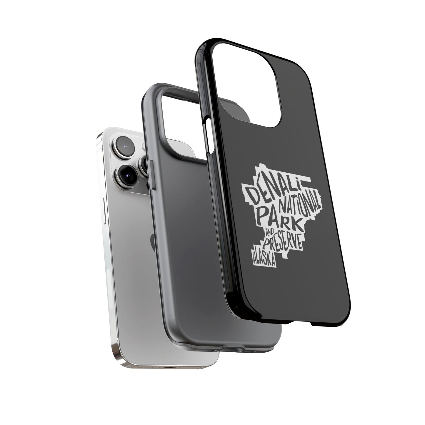 Denali National Park Phone Case - Map Design