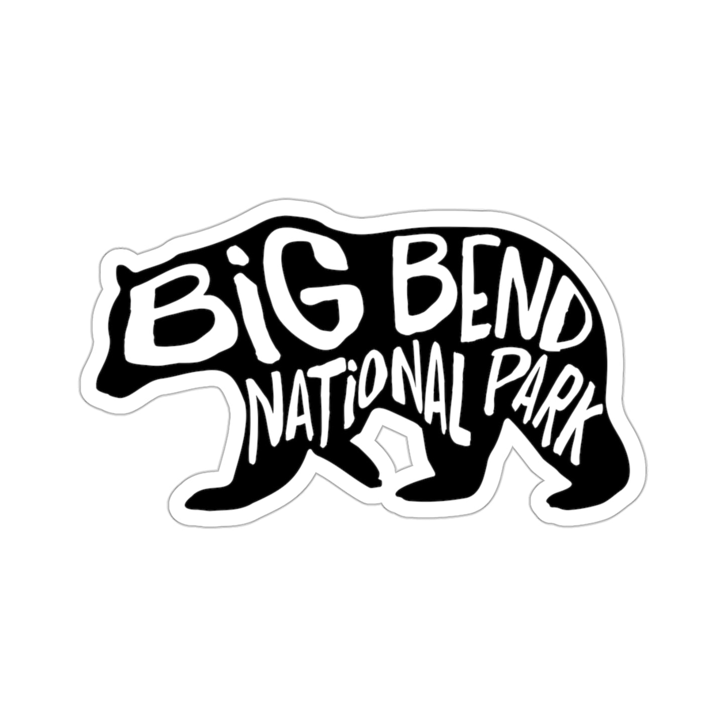 Big Bend National Park Sticker - Black Bear