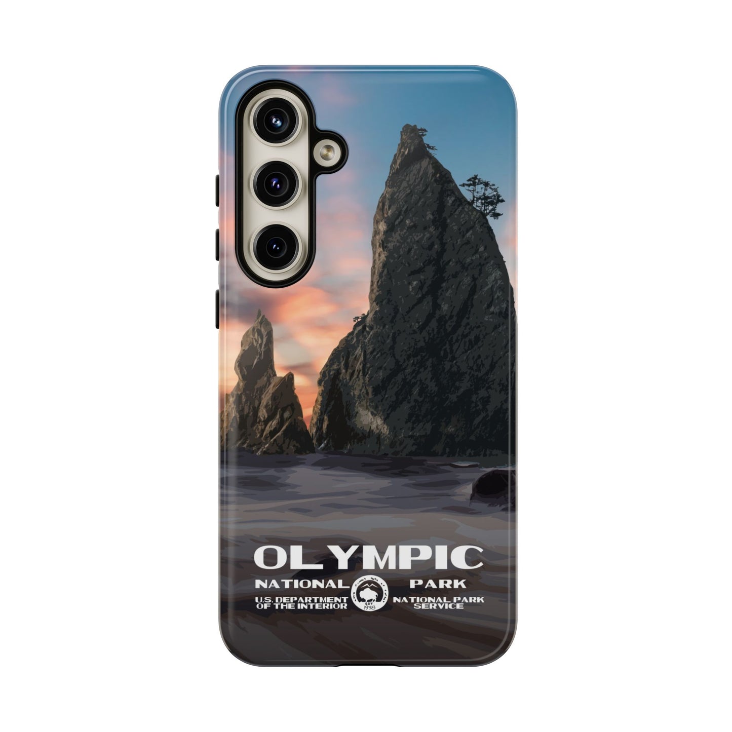 Olympic National Park Phone Case - WPA Style
