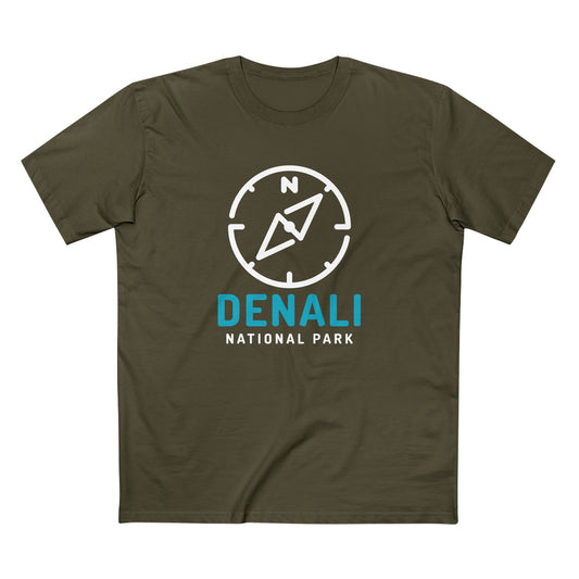 Denali National Park T-Shirt Compass Design