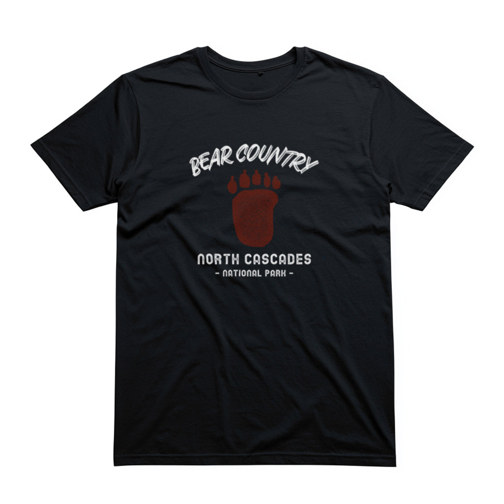 North Cascades National Park T-Shirt - Bear Country in Black