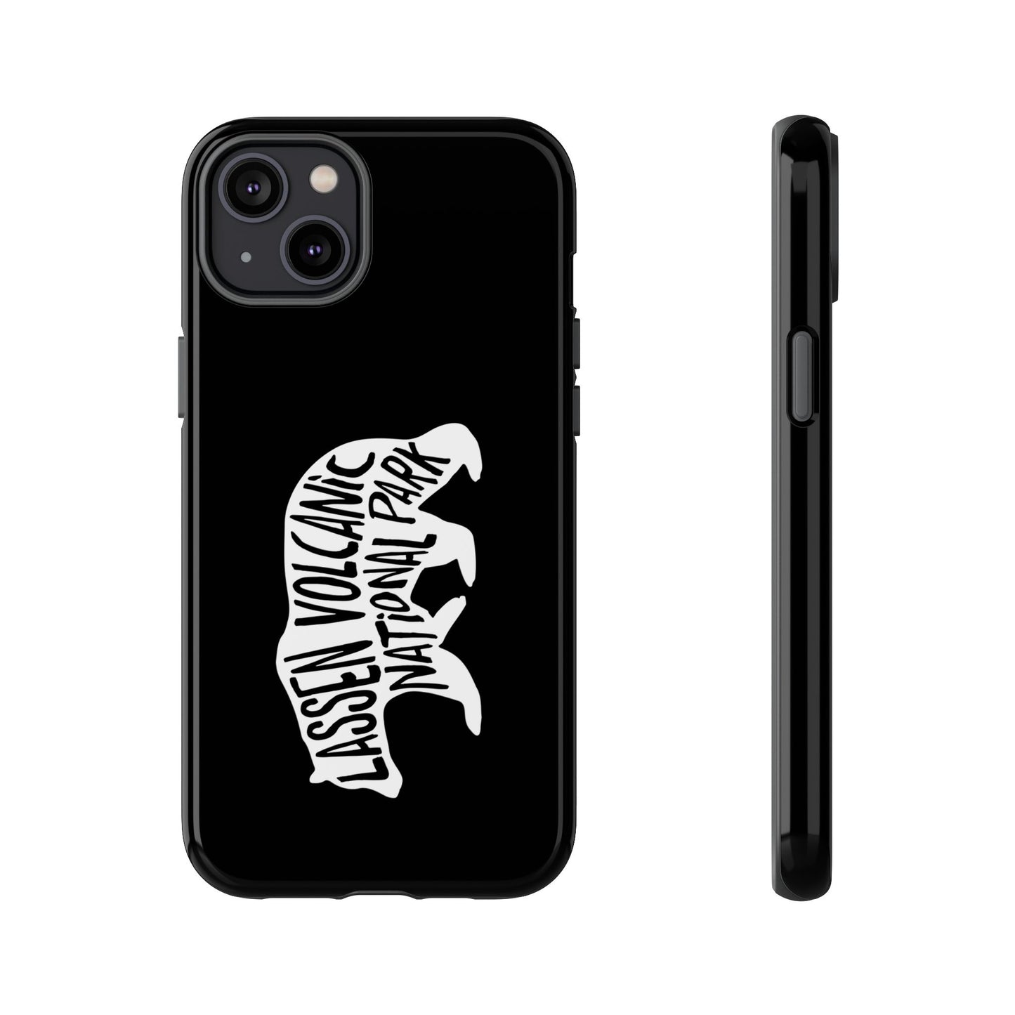 Lassen Volcanic National Park Phone Case - Black Bear Design