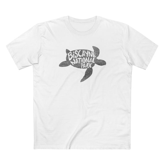 Biscayne National Park T-Shirt - Turtle in White