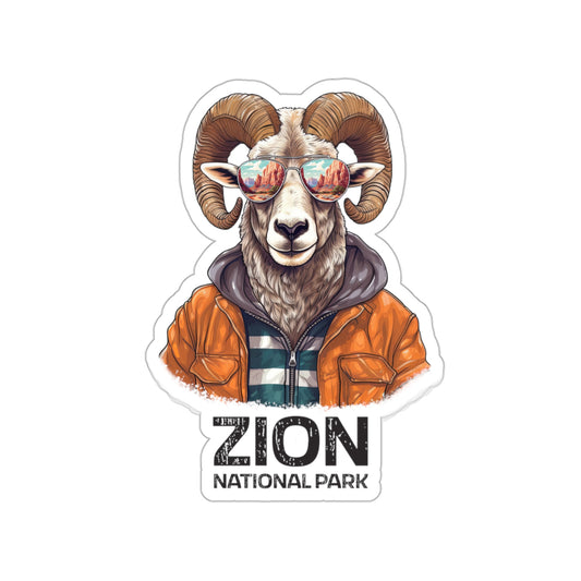 Zion National Park Sticker - Bighorn Sheep