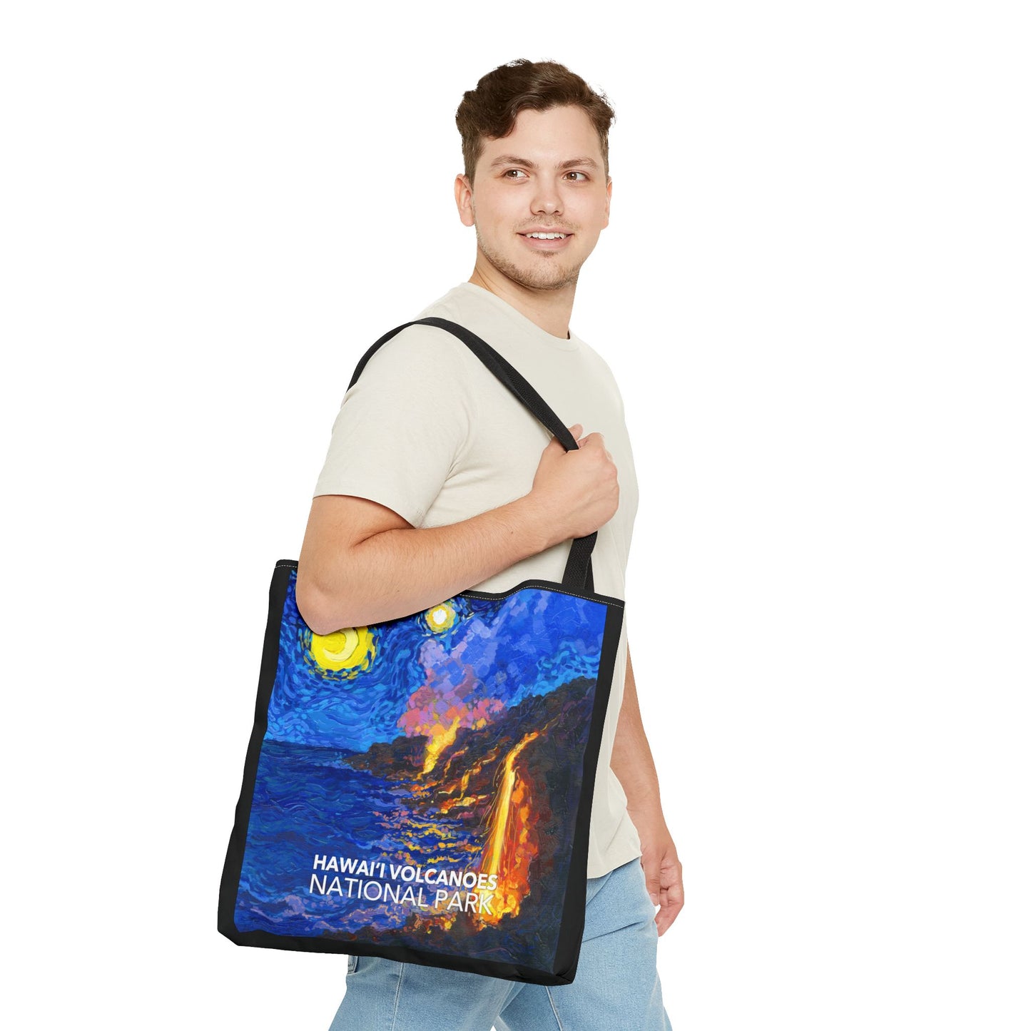 Hawai'i Volcanoes National Park Tote Bag - Starry Night Large