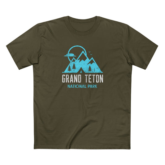 Grand Teton National Park T-Shirt Stamp