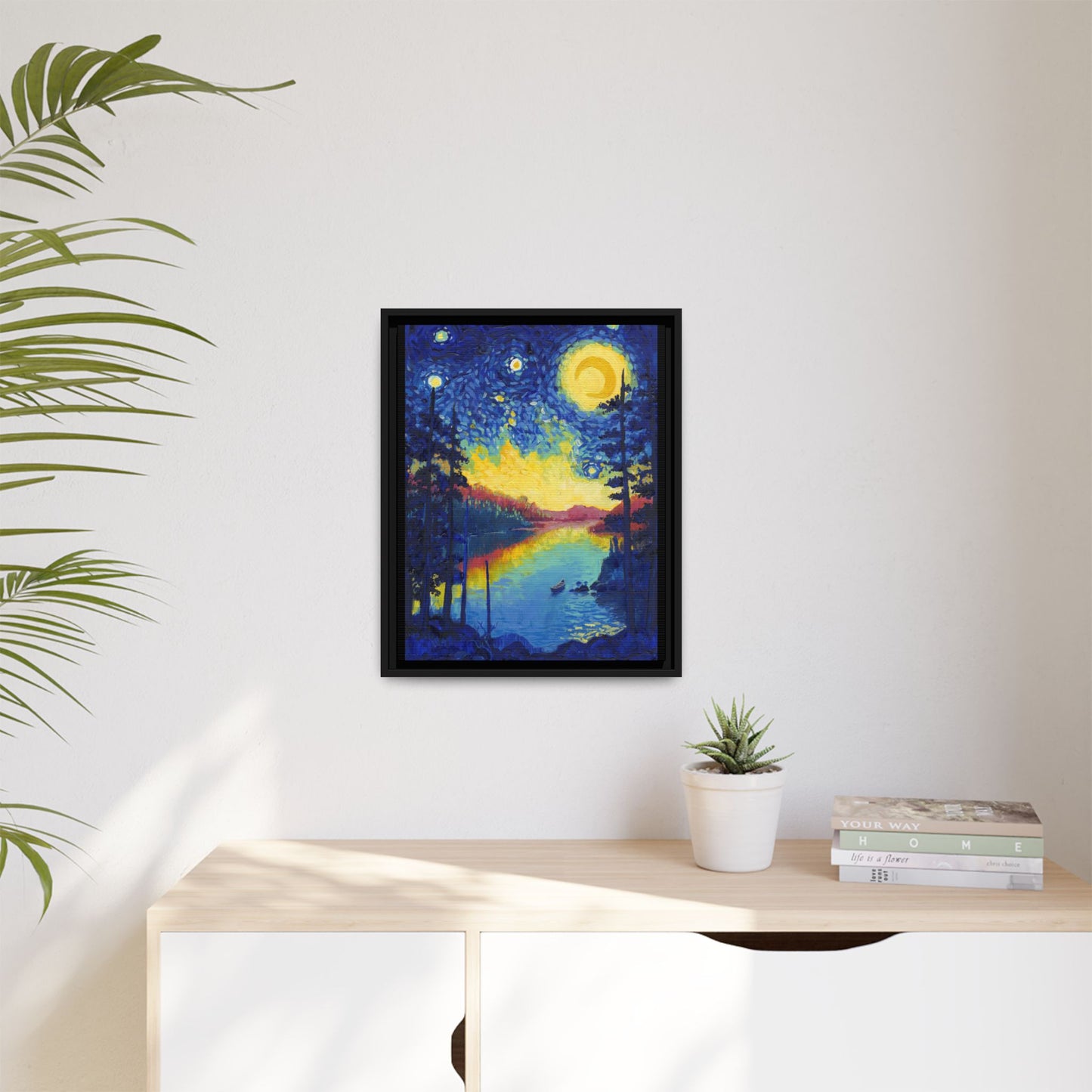 Voyageurs National Park Framed Canvas - The Starry Night