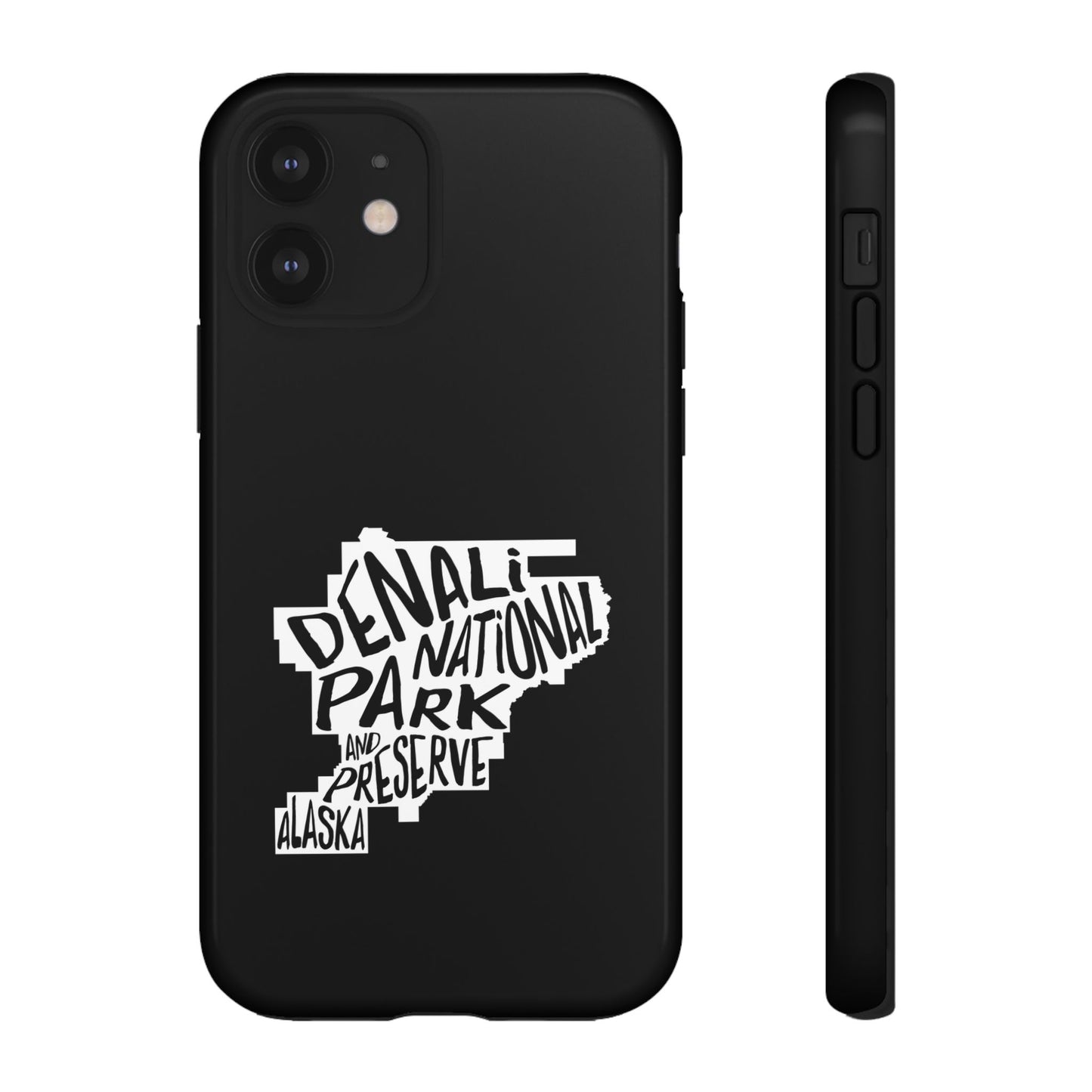 Denali National Park Phone Case - Map Design