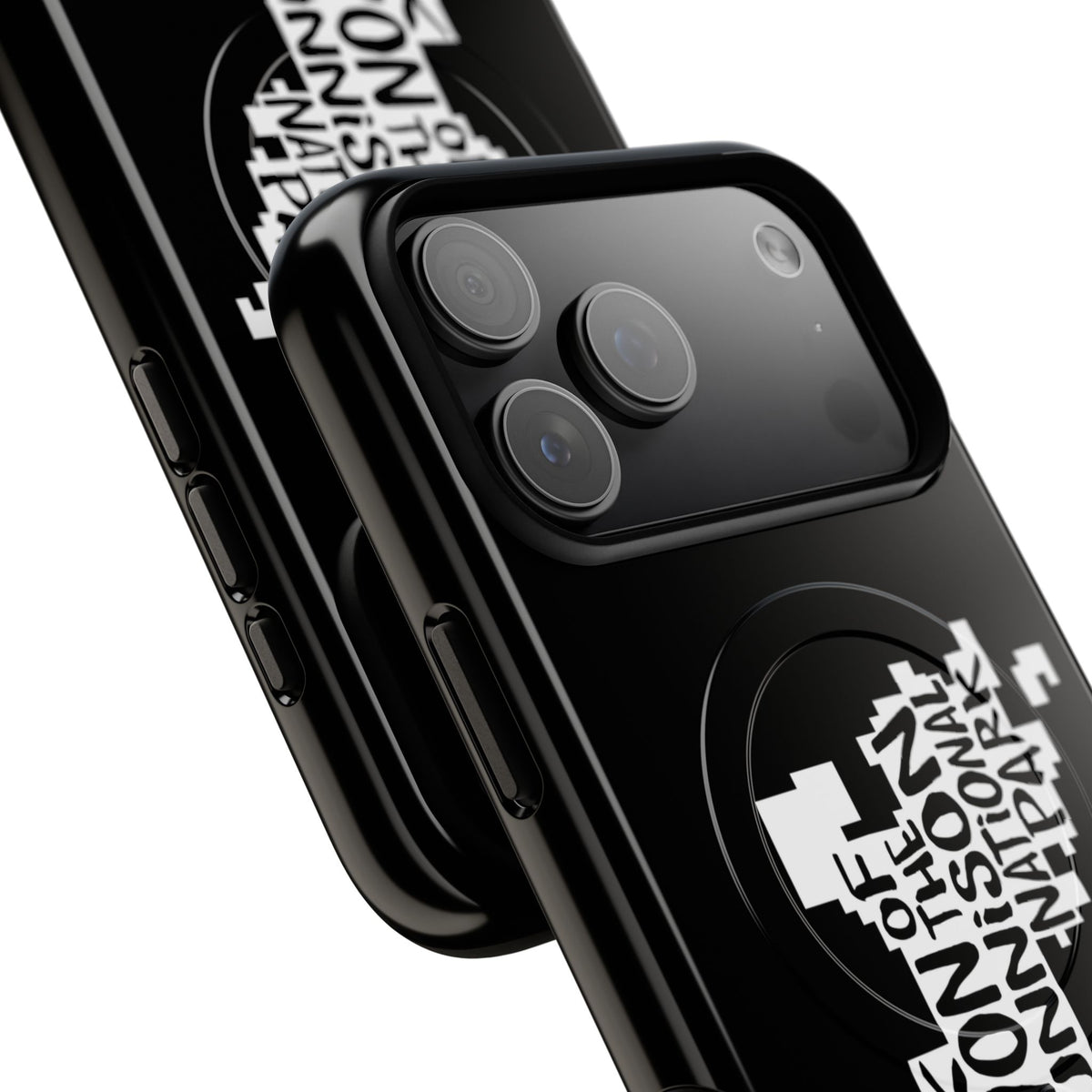 Black Canyon of the Gunnison National Park iPhone Case with MagSafe - Map Design