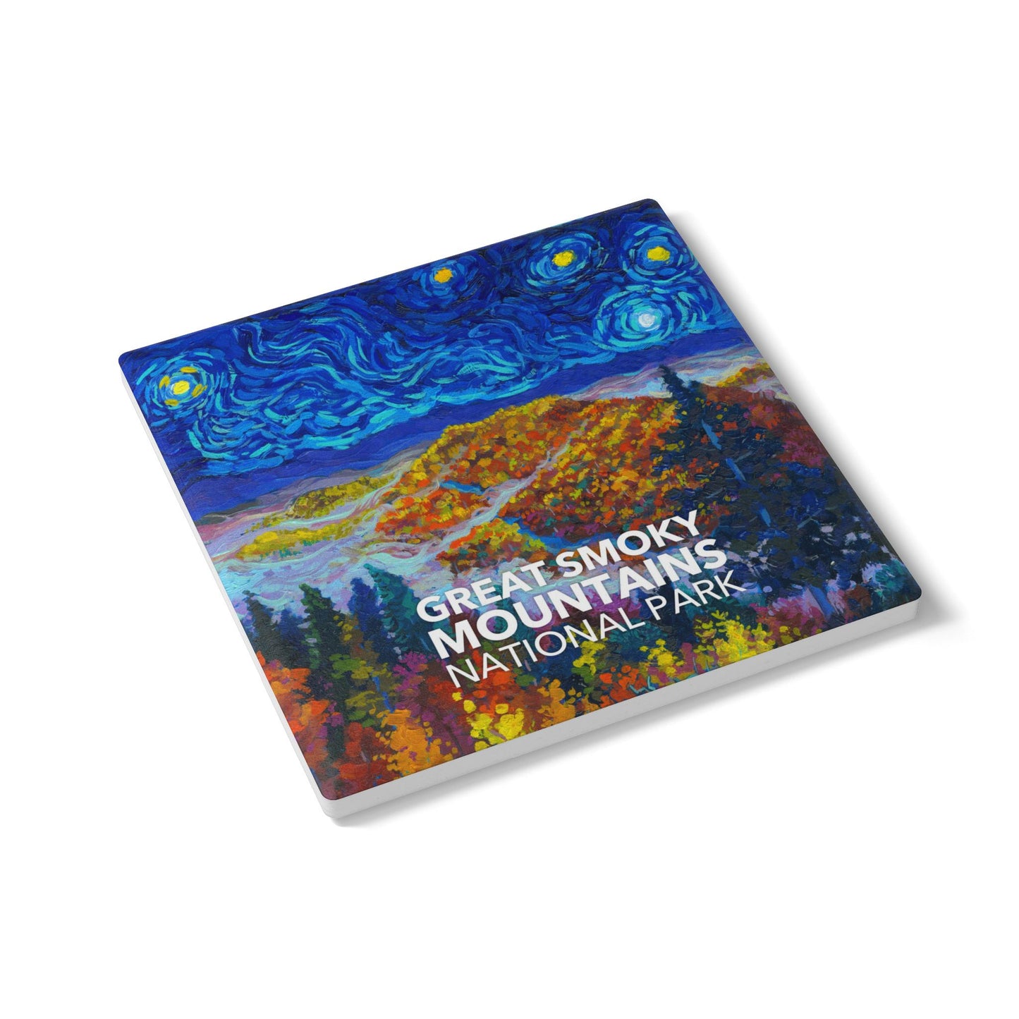 Great Smoky Mountains National Park Coaster - The Starry Night Fall