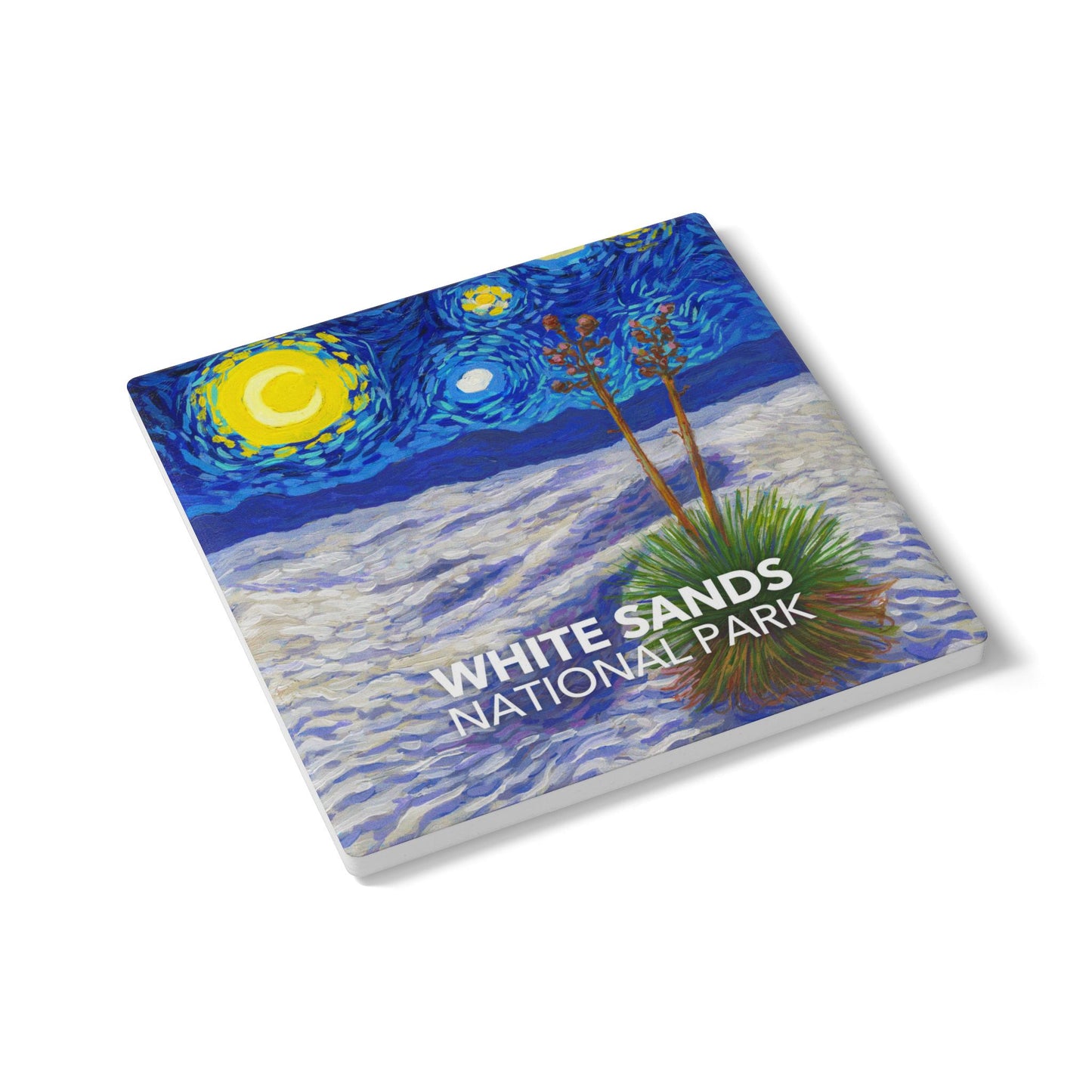 White Sands National Park Coaster - The Starry Night