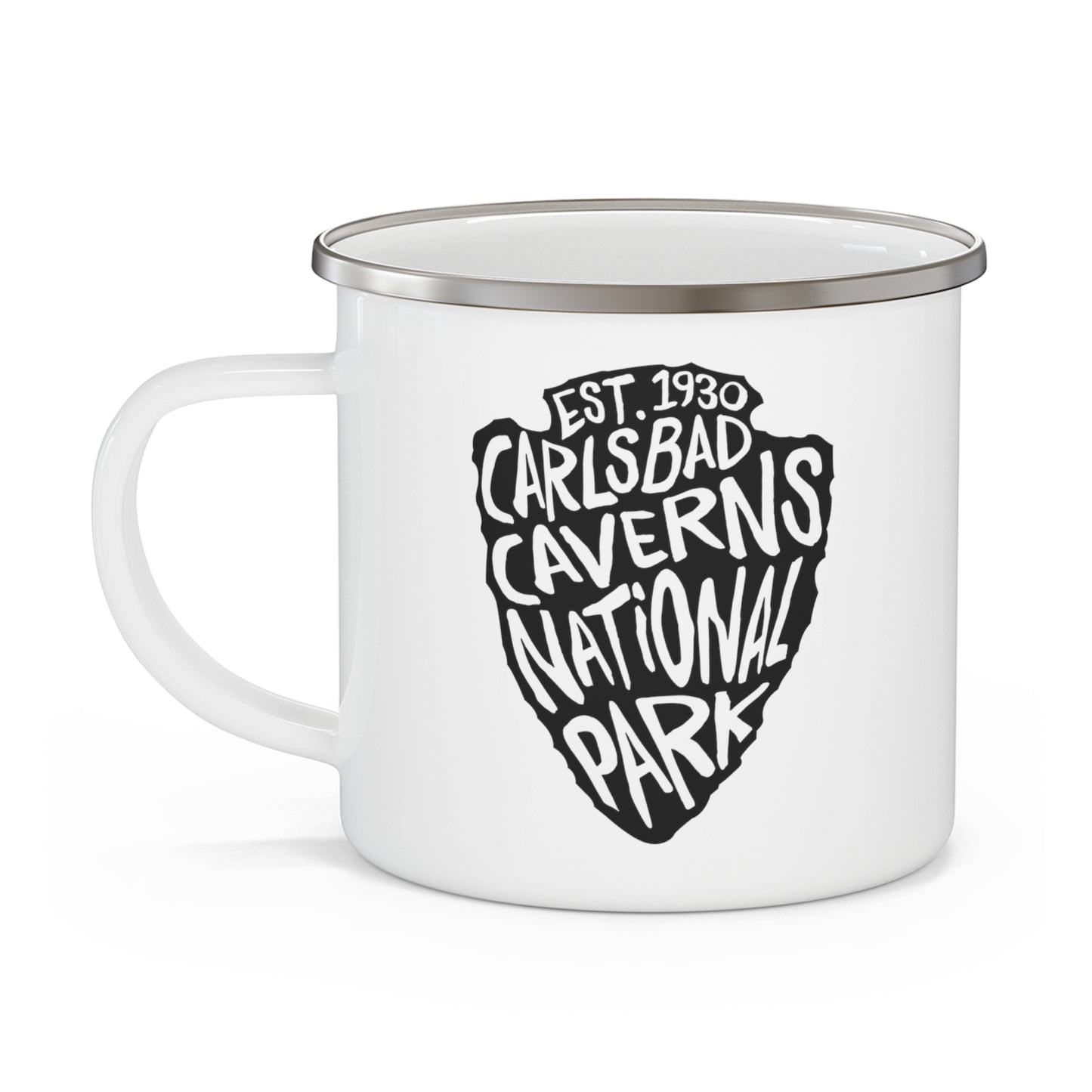 Carlsbad Caverns National Park Enamel Camping Mug - Arrowhead