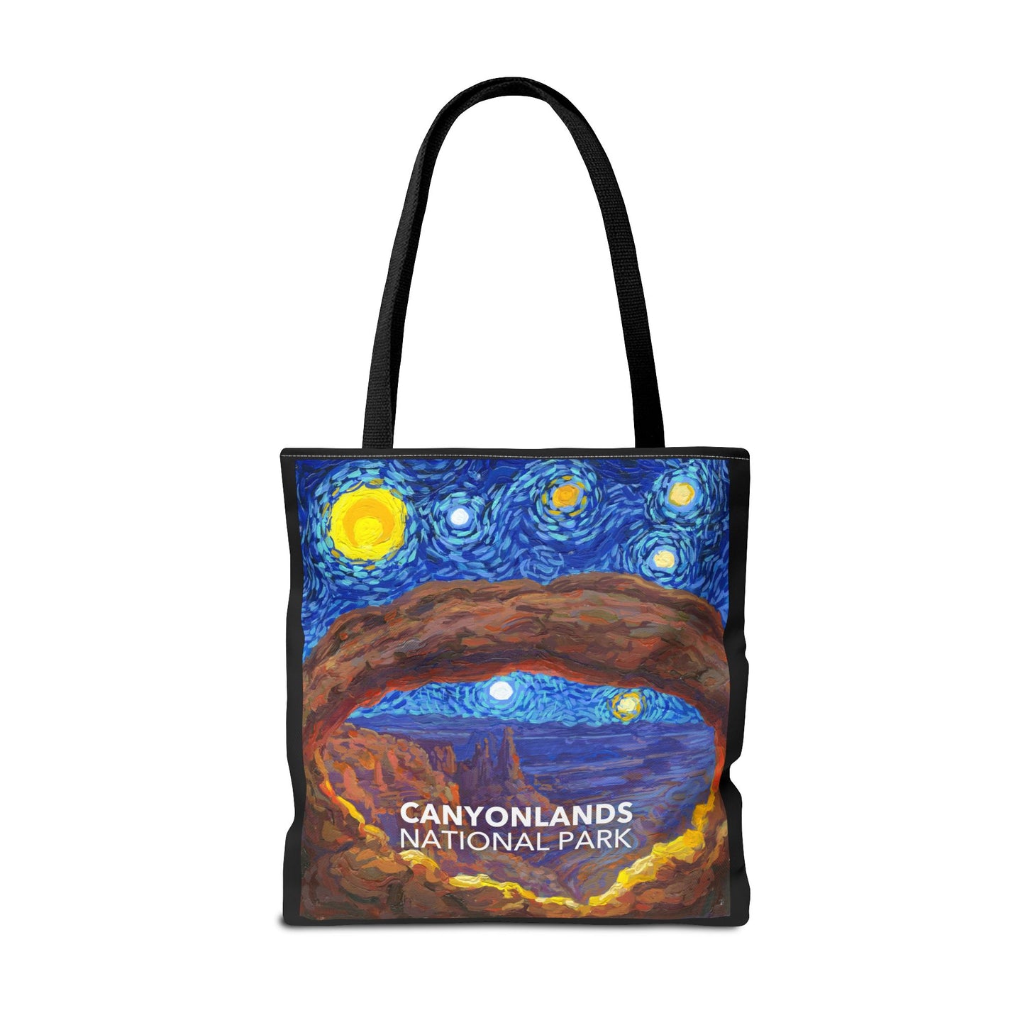 Canyonlands National Park Tote Bag - The Starry Night Large