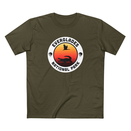 Everglades National Park T-Shirt - Round Badge Design