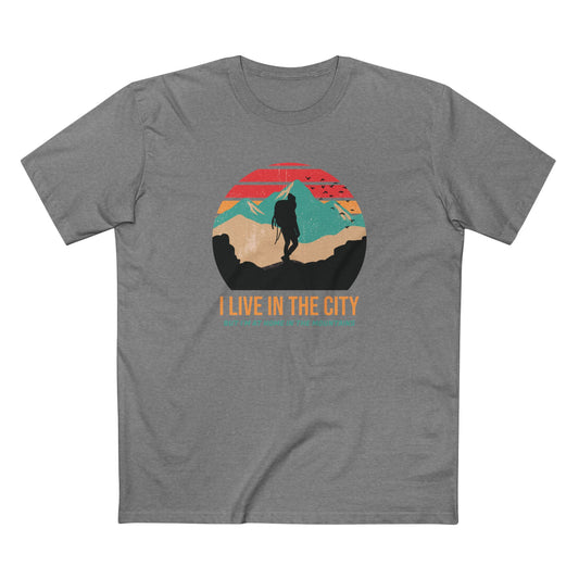 At Home in the Mountains T-Shirt in Athletic Heather