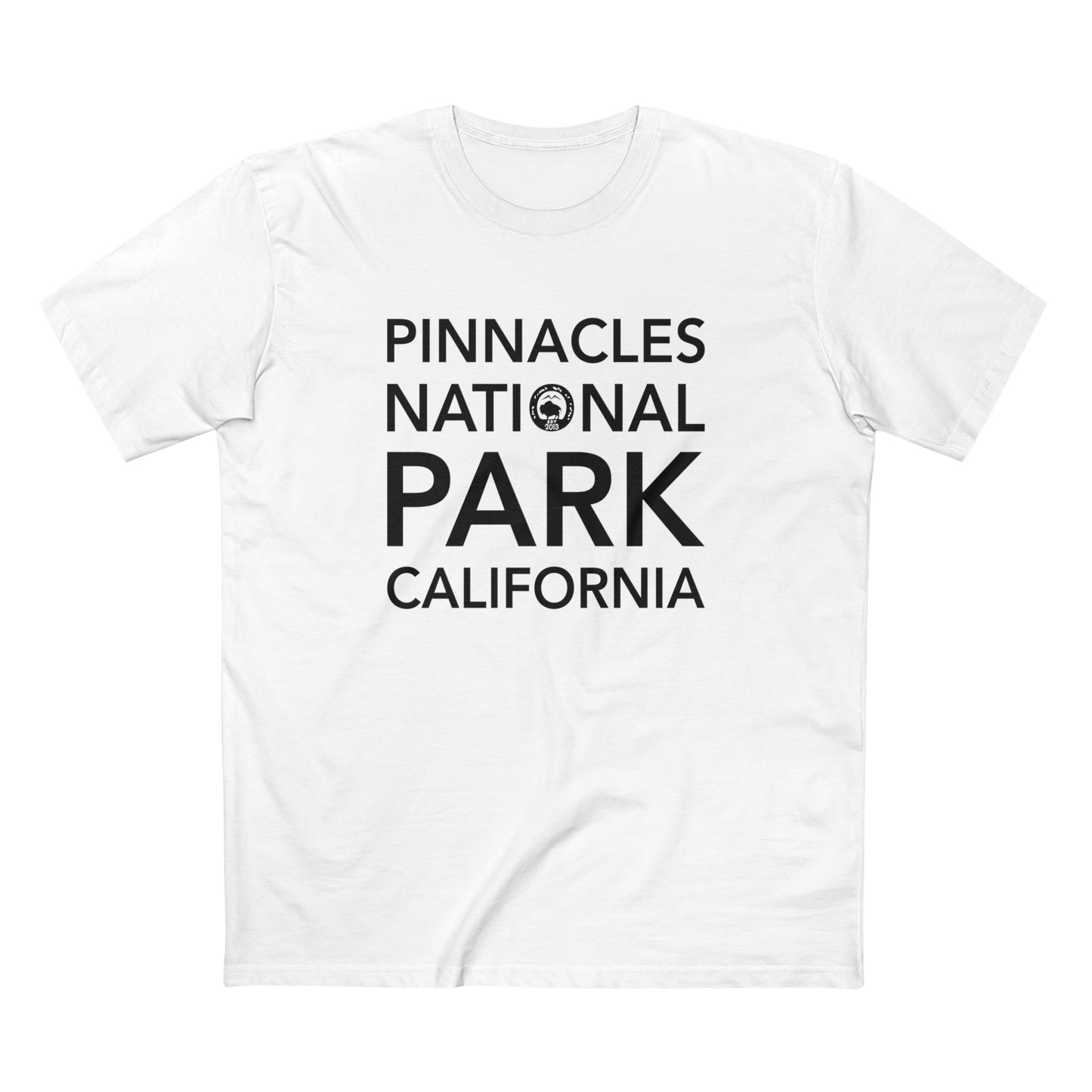 Pinnacles National Park T-Shirt Block Text