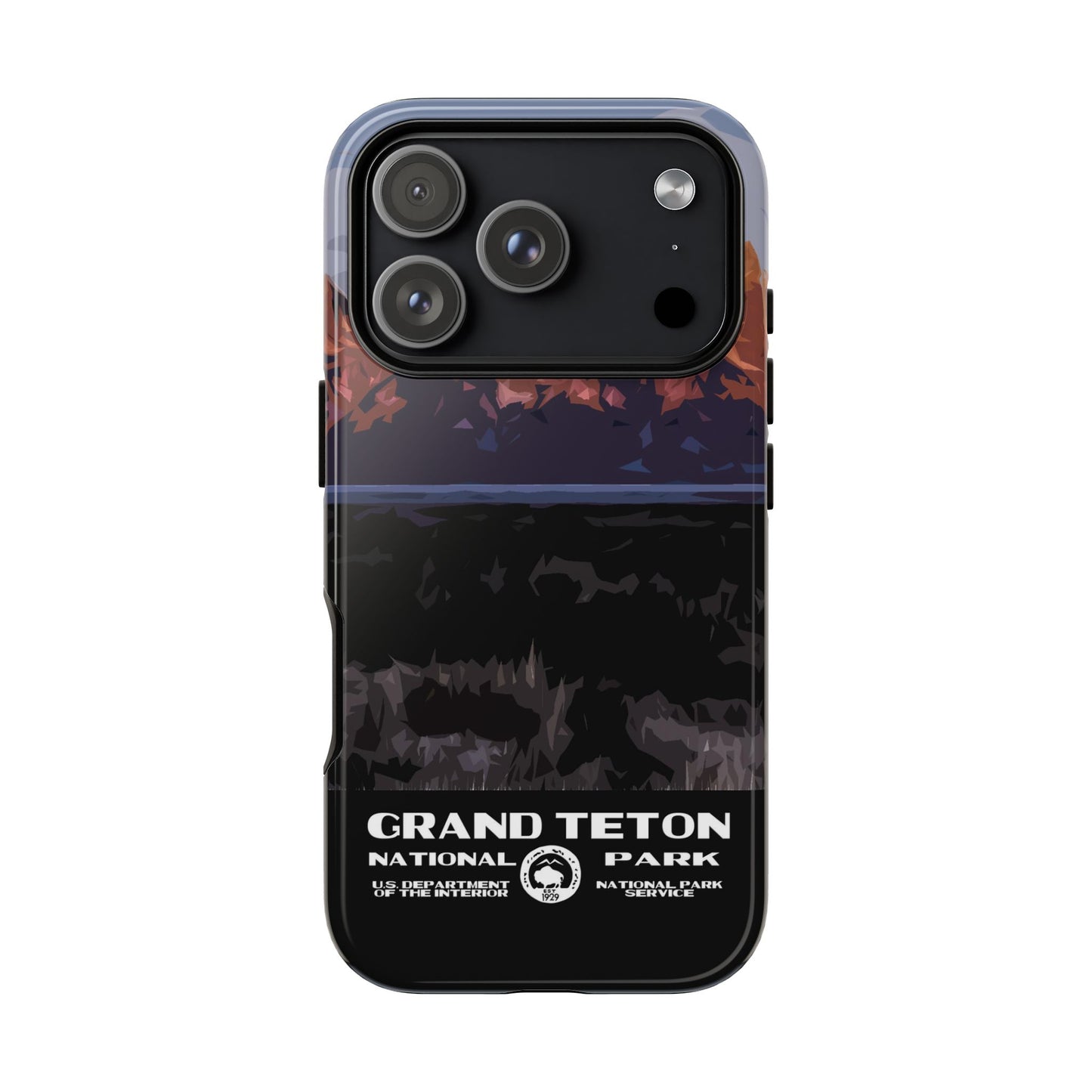 Grand Teton National Park Phone Case - WPA Style