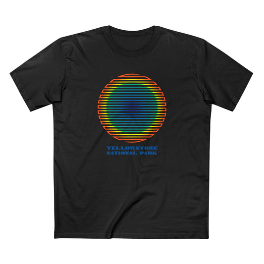 Yellowstone National Park T-Shirt - Grand Prismatic Spring Gradient